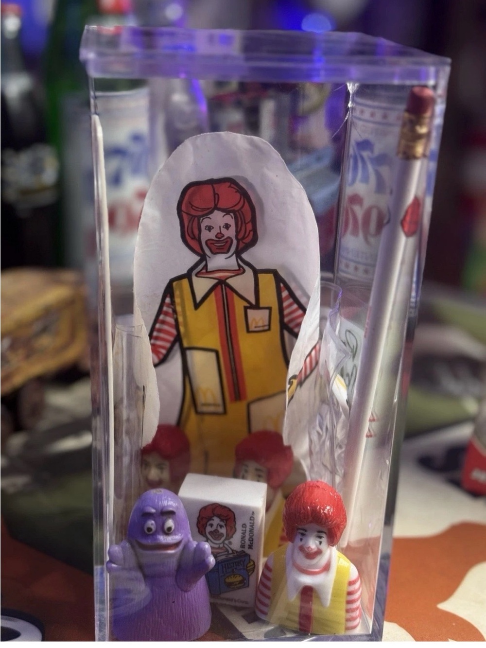 McDonald’s Vintage school set, rare unused glove and all unused items